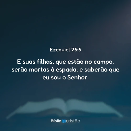 Ezequiel 26:6
