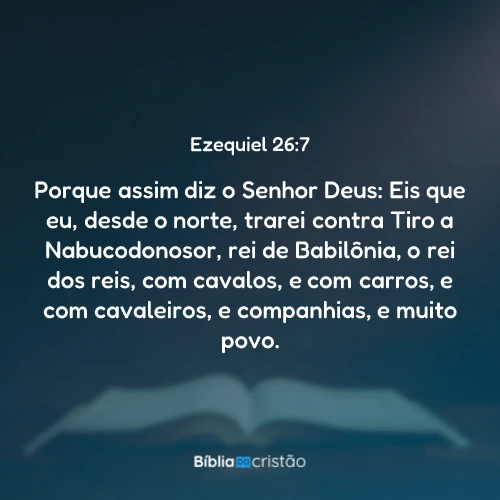 Ezequiel 26:7