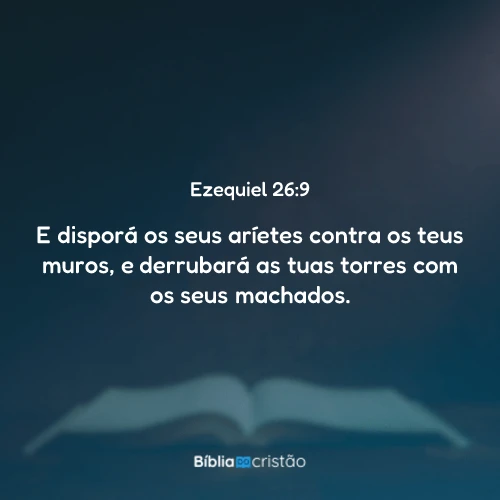 Ezequiel 26:9