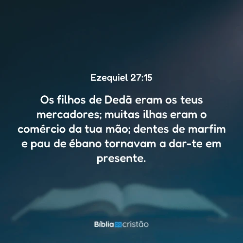Ezequiel 27:15
