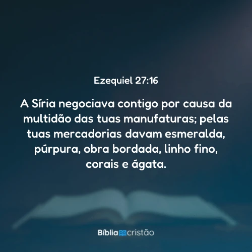 Ezequiel 27:16