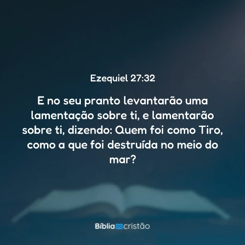 Ezequiel 27:32