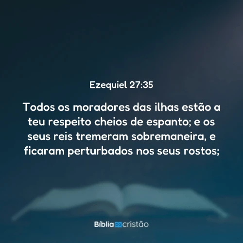 Ezequiel 27:35