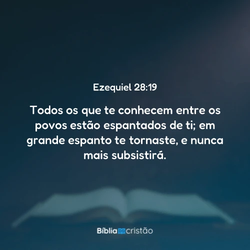 Ezequiel 28:19