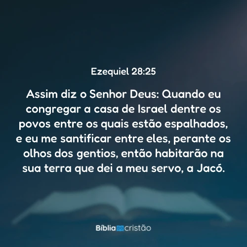 Ezequiel 28:25