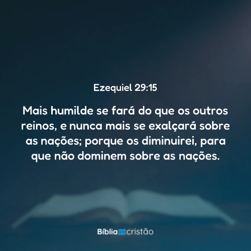Ezequiel 29:15