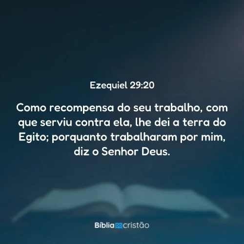 Ezequiel 29:20