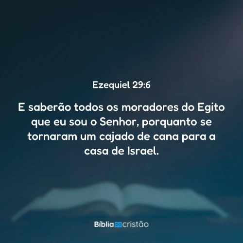 Ezequiel 29:6