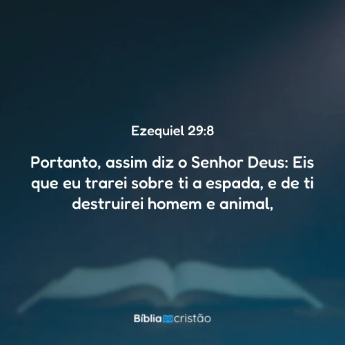 Ezequiel 29:8