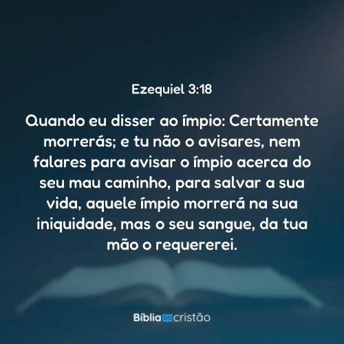 Ezequiel 3:18