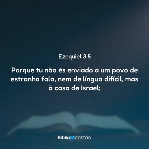 Ezequiel 3:5