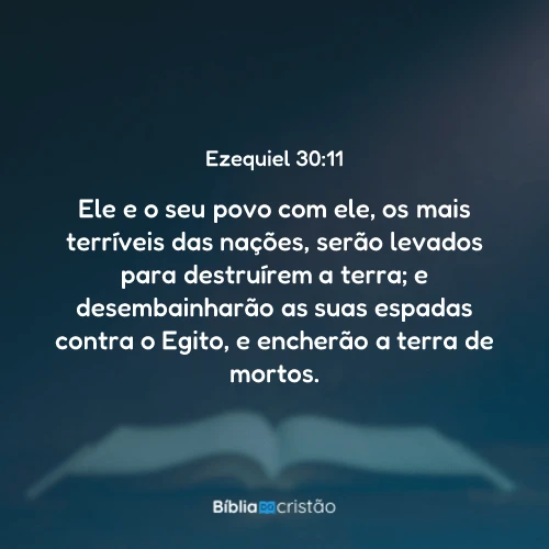 Ezequiel 30:11