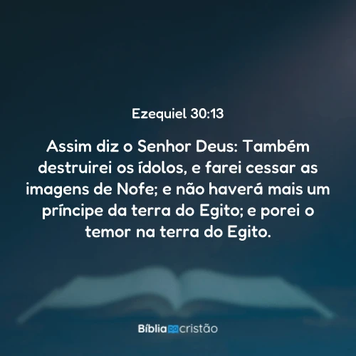 Ezequiel 30:13