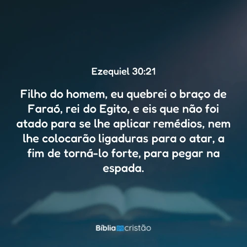 Ezequiel 30:21