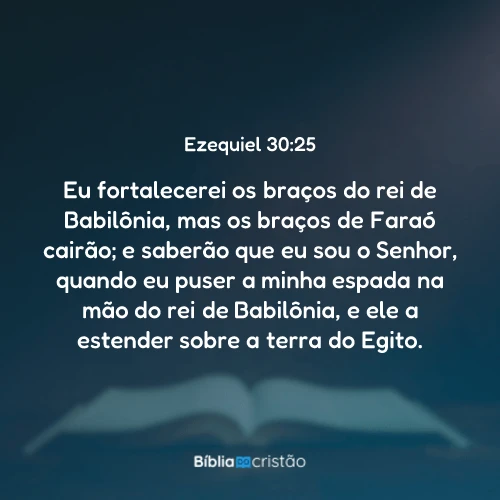 Ezequiel 30:25