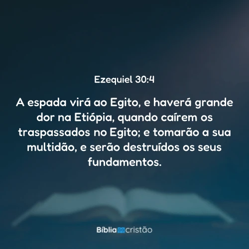 Ezequiel 30:4