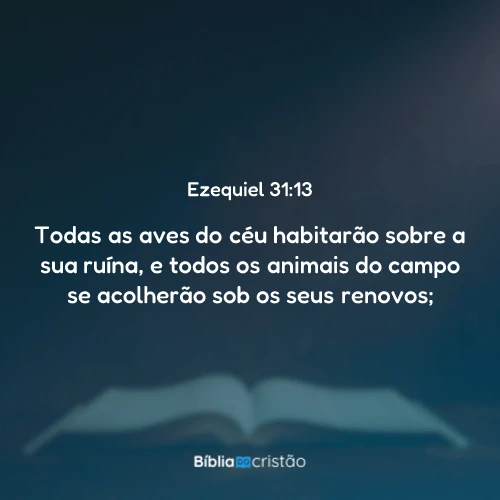 Ezequiel 31:13