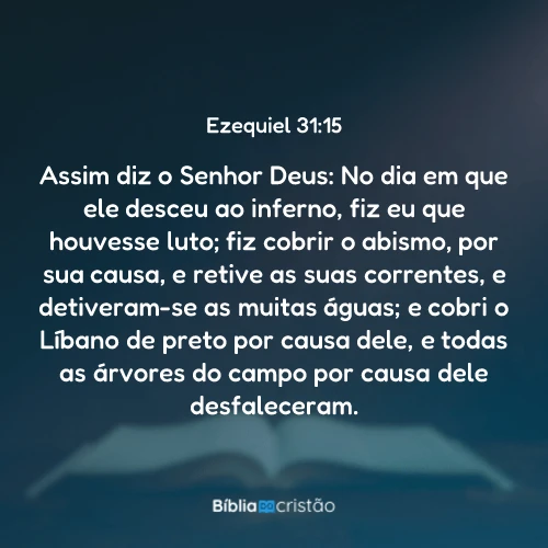 Ezequiel 31:15