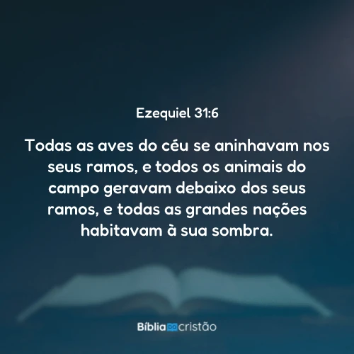 Ezequiel 31:6