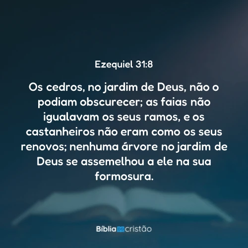 Ezequiel 31:8