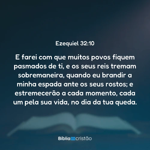Ezequiel 32:10