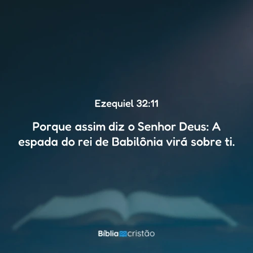 Ezequiel 32:11