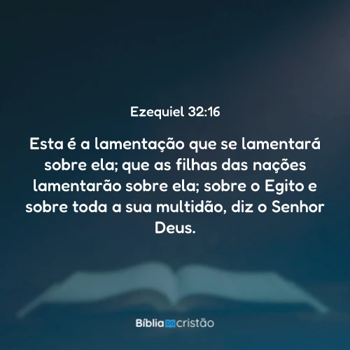 Ezequiel 32:16