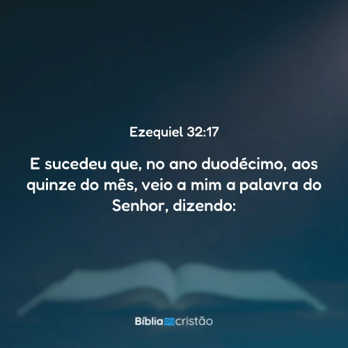 Ezequiel 32:17