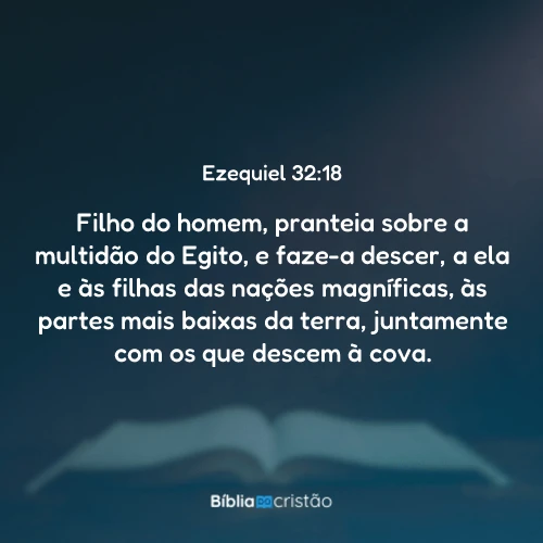 Ezequiel 32:18