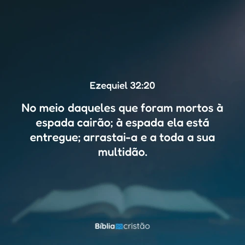 Ezequiel 32:20