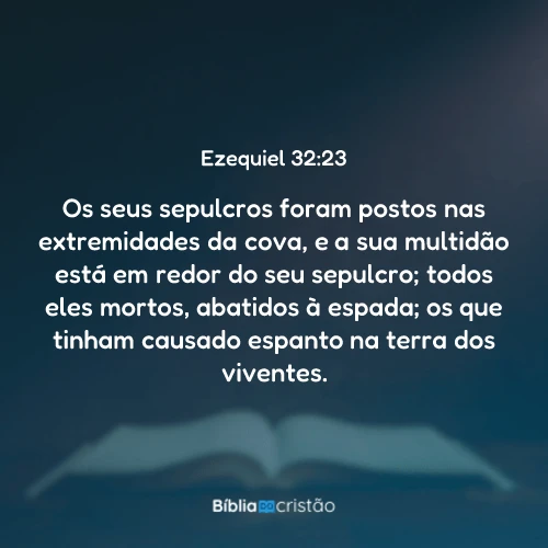 Ezequiel 32:23