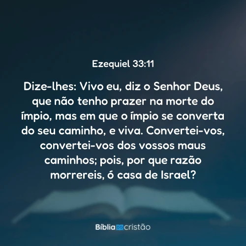 Ezequiel 33:11