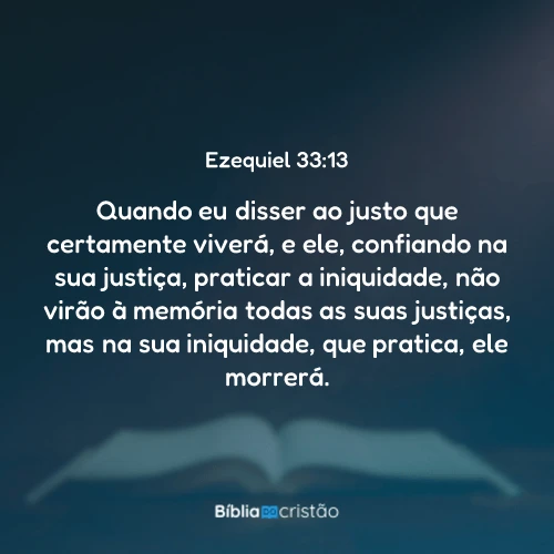Ezequiel 33:13