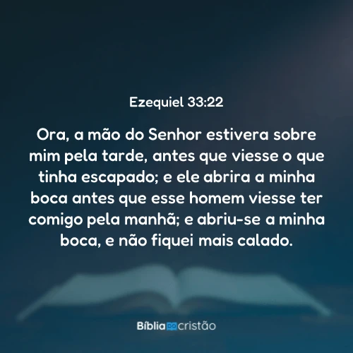 Ezequiel 33:22