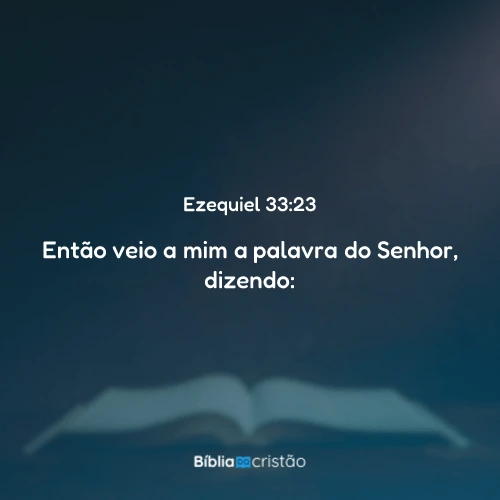 Ezequiel 33:23