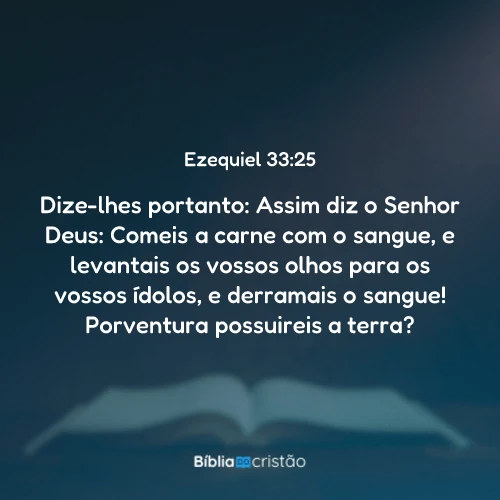 Ezequiel 33:25