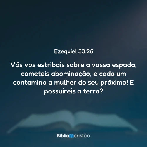 Ezequiel 33:26
