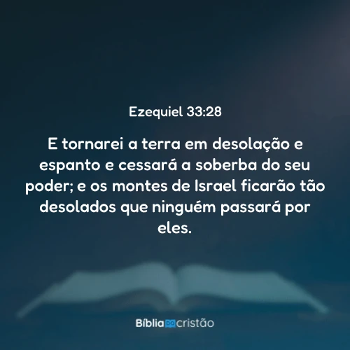 Ezequiel 33:28