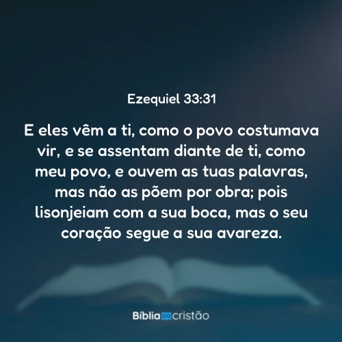 Ezequiel 33:31