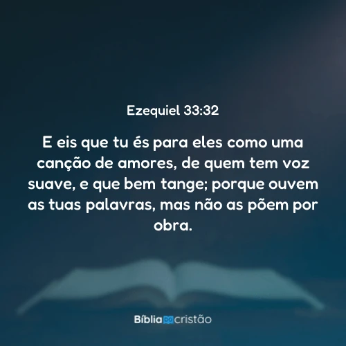 Ezequiel 33:32