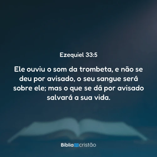 Ezequiel 33:5