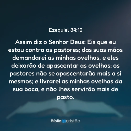 Ezequiel 34:10