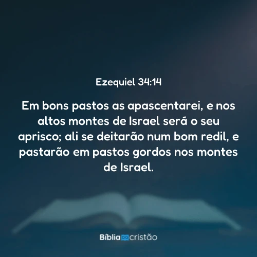 Ezequiel 34:14