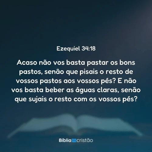 Ezequiel 34:18