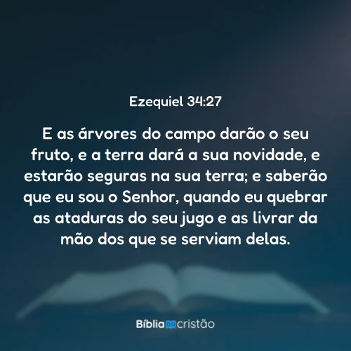 Ezequiel 34:27