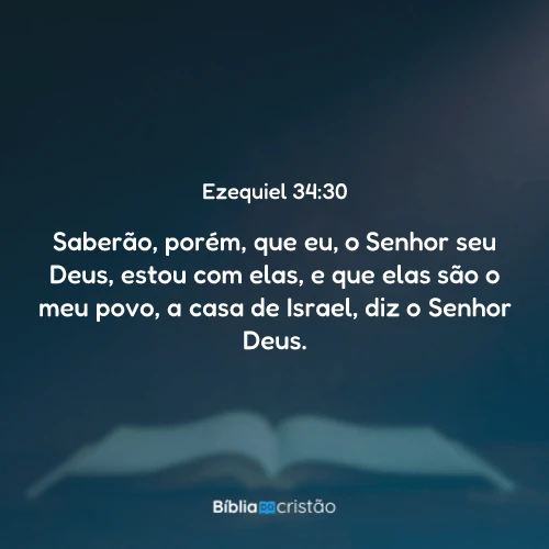 Ezequiel 34:30
