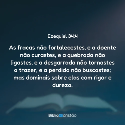 Ezequiel 34:4