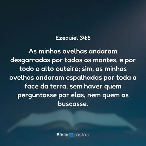 Ezequiel 34:6