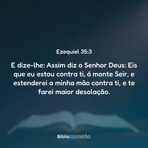 Ezequiel 35:3