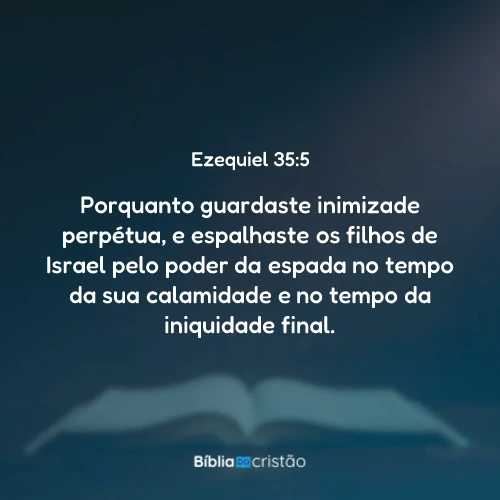 Ezequiel 35:5